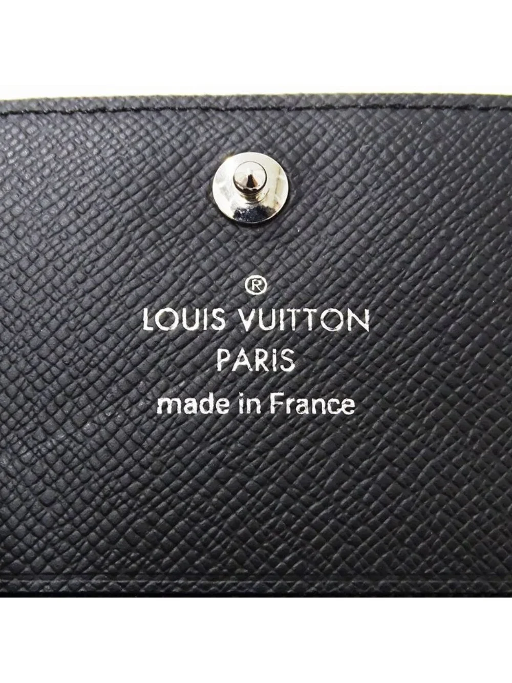 Louis Vuitton Card Case Damier Graphite Business Holder Black
